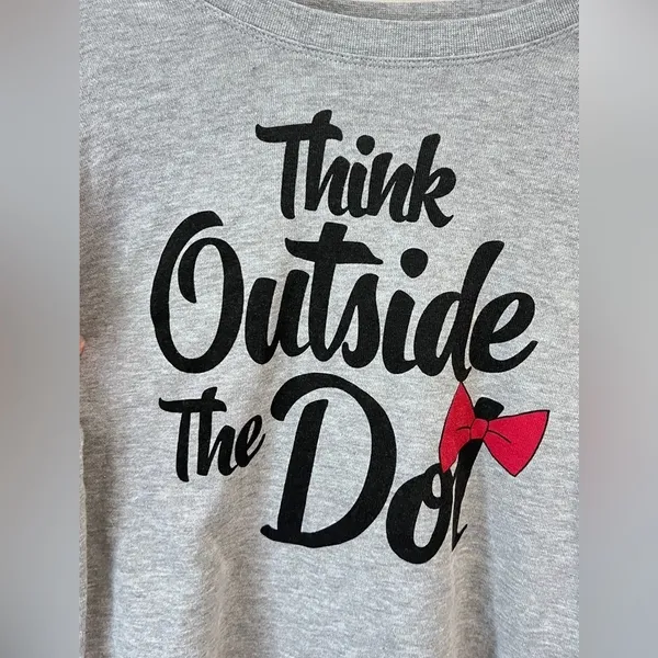Final price Disney Women's Shirt - Minnie Think Outside The Dot Sweatshirt - Image 3