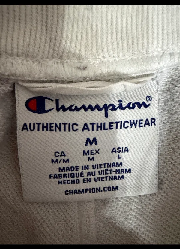 Champions Tie-dye Fleece Drawstring pull-on Shorts- size Medium. Gently warn & Excellent condition. Pockets on each side & 1 back pocket. Non-smoking home. Priced to sell at as is condition. Measurements approximately 13” waste not fully stretched out x 11” long. Don’t like my price make a reasonable offer. - Image 3