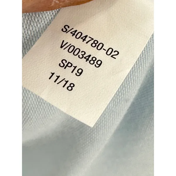 Athleta Women‎ Cloudlight Hybrid Tee Sky Blue Mesh Modal T-Shirt Size M BS6 - Image 9