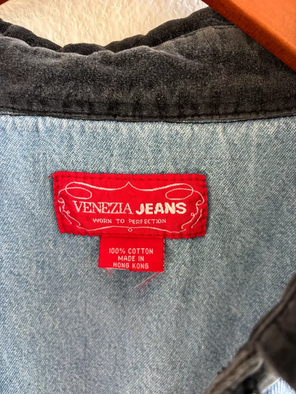 Venezia Jeans Vintage Denim Winter Sweater - Image 6