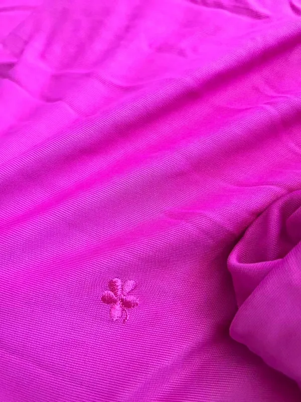 NWOT Farm Rio Pink 3d Roses Long Sleeve Draped Midi Dress Size S - Image 14