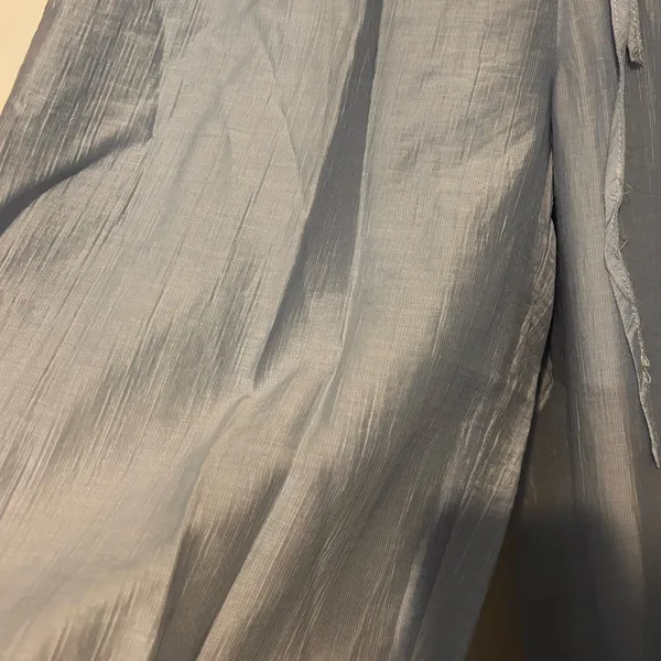 Love Note Light Blue Straight Leg pants and button down top - Image 4