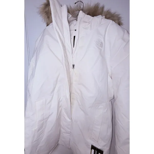 The North Face Arctic Parka Women's Plus Size 2X Down Winter Jacket Cream New - Image 14