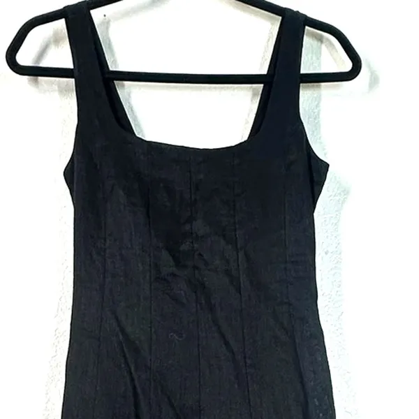 2/S DISSH 1oo% linen maxi dress long minimalist luxury capsule casual vacation - Image 6