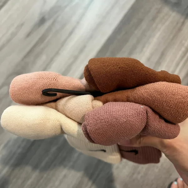 Nike crew various brown color socks - Image 3