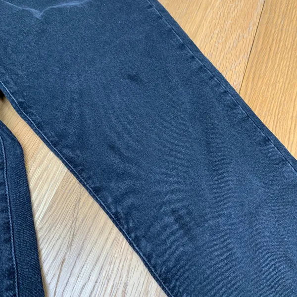 Current/Elliott C/E Black High Waisted Pleated Straight Leg Jeans‎ Size 27 - Image 2