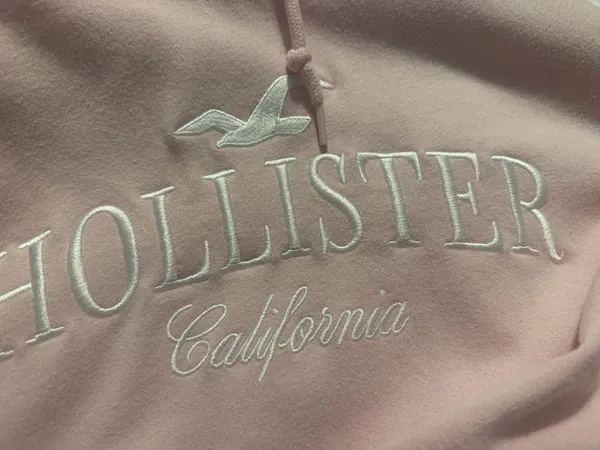 Light pink hollister sweatshirt XL - Image 2