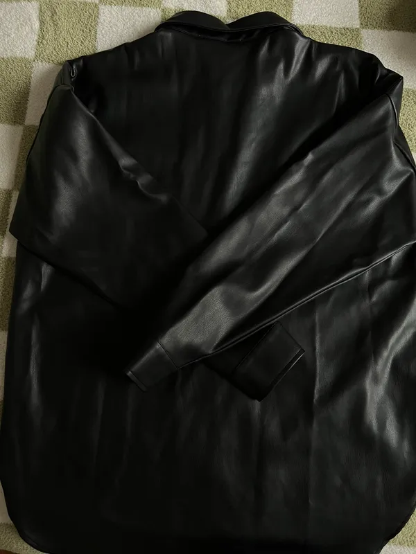12th Tribe Leather Shacket - Image 9