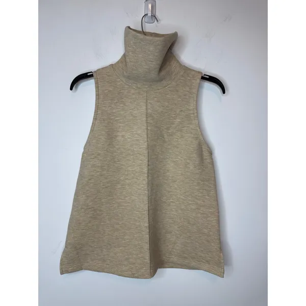 OGL Women Size Small Heather Morganite Sleeveless Turtleneck Top New With Tags - Image 2