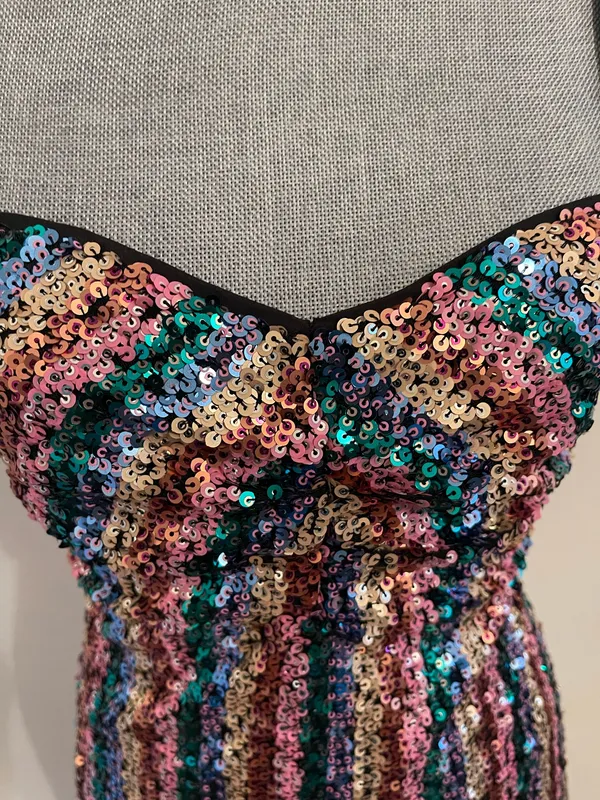 Lovers + Friends Mini Dress Sequin . Size XS - Image 2