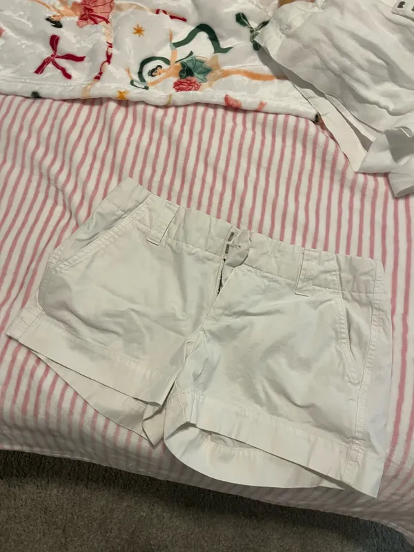 J.Crew White Chino Shorts - Image 2