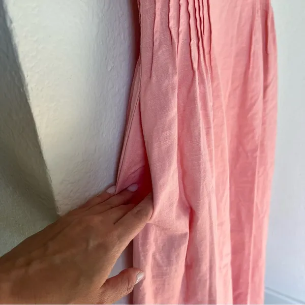 Anthropologie Mon Renn Sunlight Midi Dress in Blush Pink - XS - NWT - Image 9