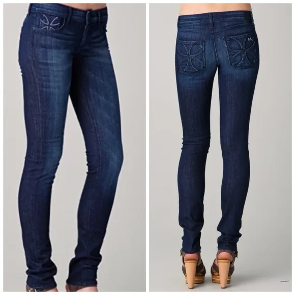 Habitual Skinny Jeans Darkwash Mid Rise - Image 2