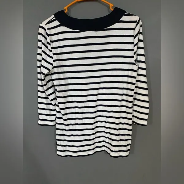 Chaps Striped Long Sleeve Shirt Size Small - Image 2