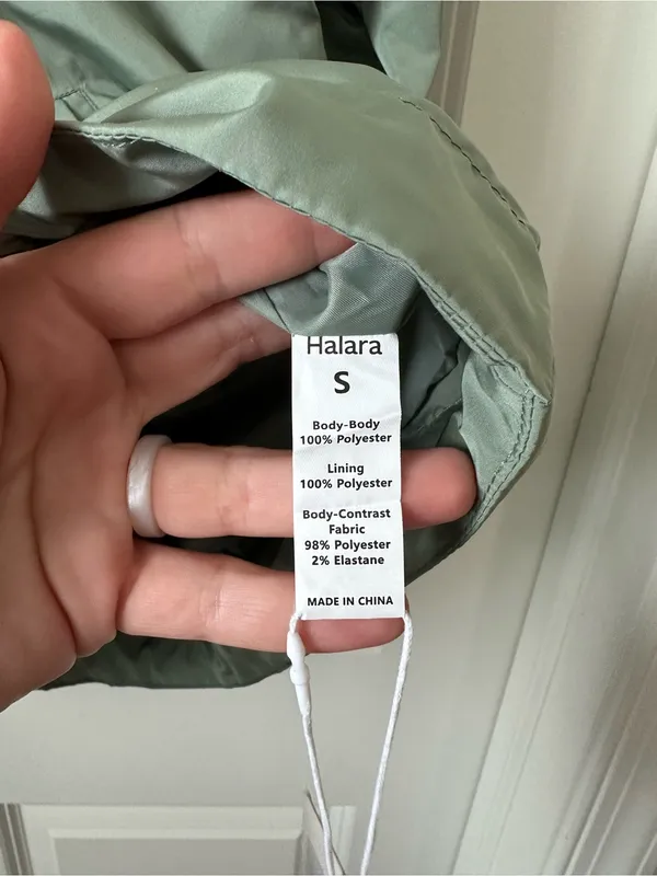 Halara Sage Zipper Fly Relaxed Casual Bomber Jacket with Pockets Size S - Image 5