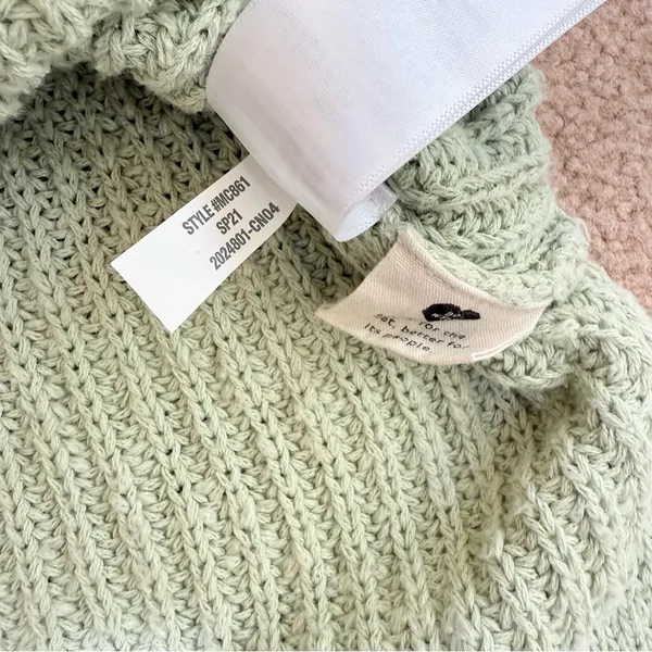 Madewell Mint Green Cotton Shaker Sleeveless Knit Sweater Vest Tank XXS - Image 7
