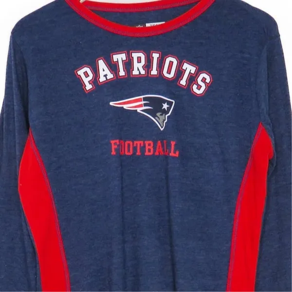 NFL New England Patriots Football Women's Long Sleeve Crewneck Shirt Small - Image 3