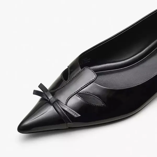 Marc Jacobs THE KAT BALLERINA in Black Size 37 NEW - Image 6
