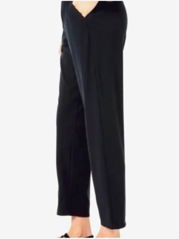Lilly Pulitzer Malani Knit Black Pants Pull-on Relaxed Straight Leg XS Travel - Image 5