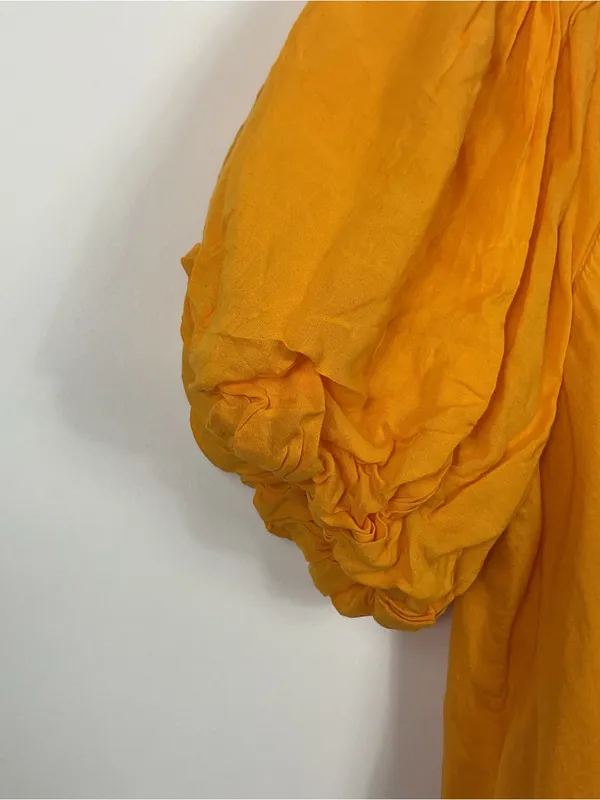 Maeve Anthropologie Puff Sleeve Shirt Womens Size Small - Image 2