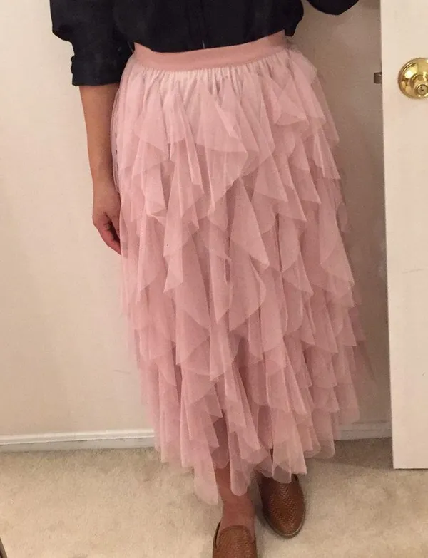 Pink tulle skirt. Xs - Image 7