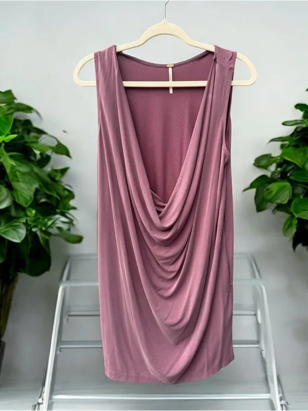 Free People Pillow Talk Draped Dress Oversized Small - Image 2