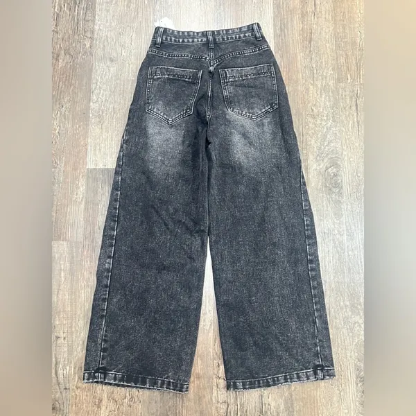 FINAL PRICE NWT Dazy Barrel Jeans Black Size XS - Image 5