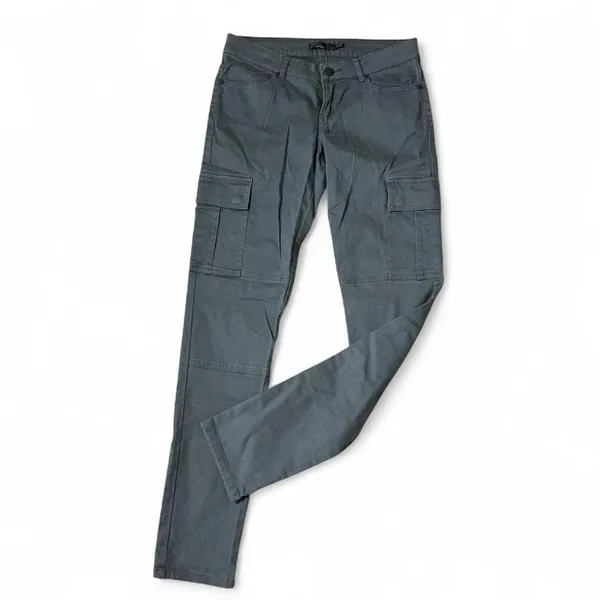 Prana‎ Gorpcore Granola Girl Womens Gray Cargo Pants Casual Utility Sz 6 - Image 2