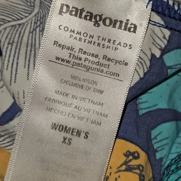 Patagonia Womens Aloha Floral Baggies Skirt XS‎ - Image 5