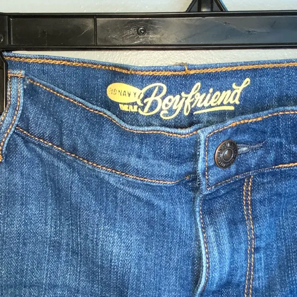 Old Navy Distressed Boyfriend Blue Jean Shorts 16 - Image 5