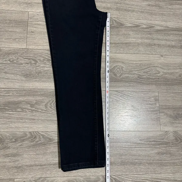 Levi's Women Black Perfectly Slimming 512 Straight Leg High‎ Rise Jeans W32 L32 - Image 12