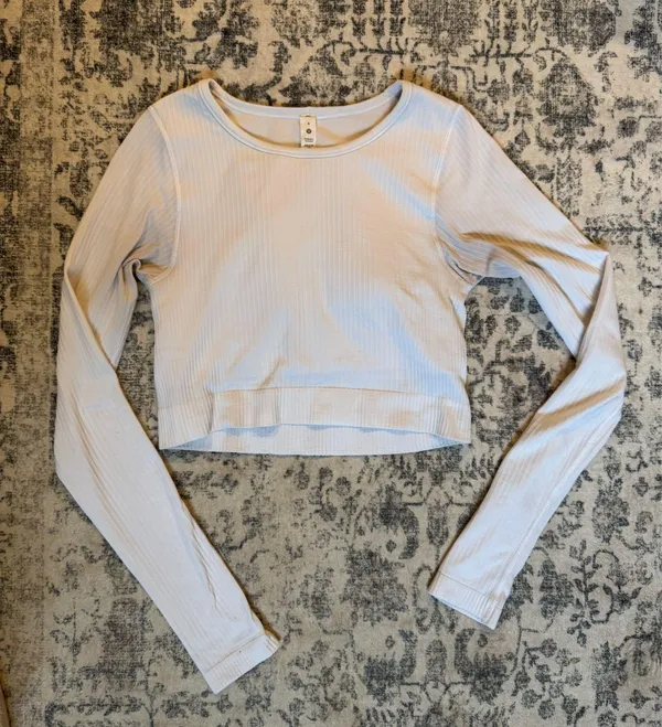 Lululemon Ebb To Street Crop Rib Top - Image 2