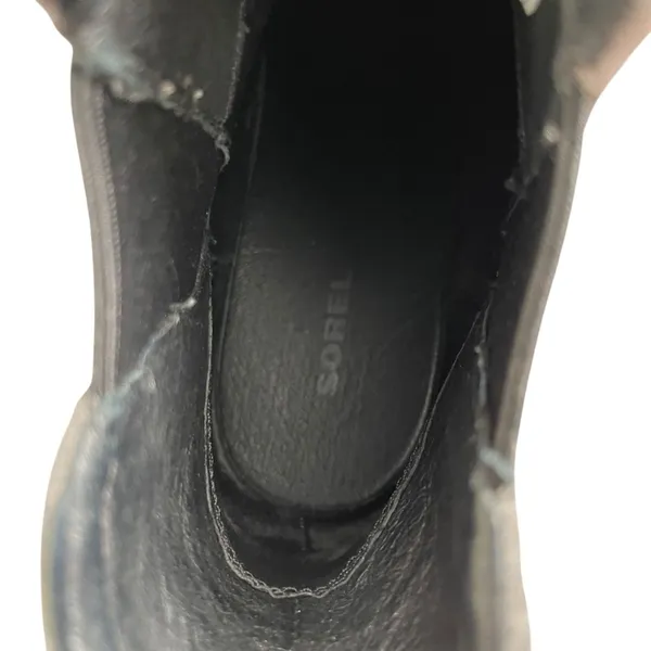 Sorel After Hours Chelsea Boots Women’s Size 10 Suede Leather Gray Wedge Heel - Image 8