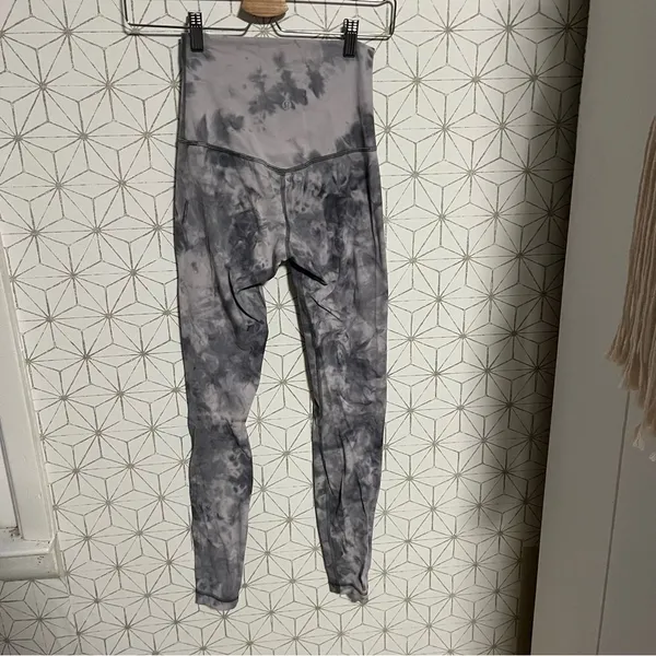 Lululemon Align Super High Rise Pant 28" Diamond Dye Diamond Dye Star Pitch Grey - Image 6