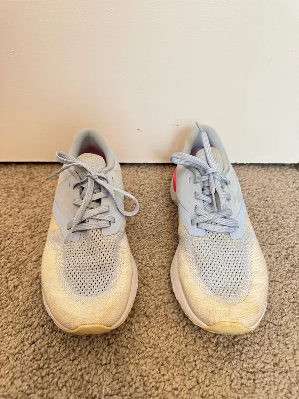 Nike Odyssey React 2 Flyknit Running Shoes Blue White Pink Womens Size 8 - Image 2