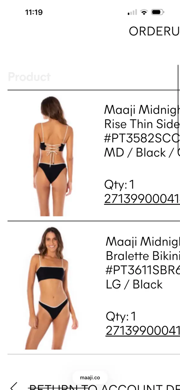 Maaji reversible bikini set - Image 3