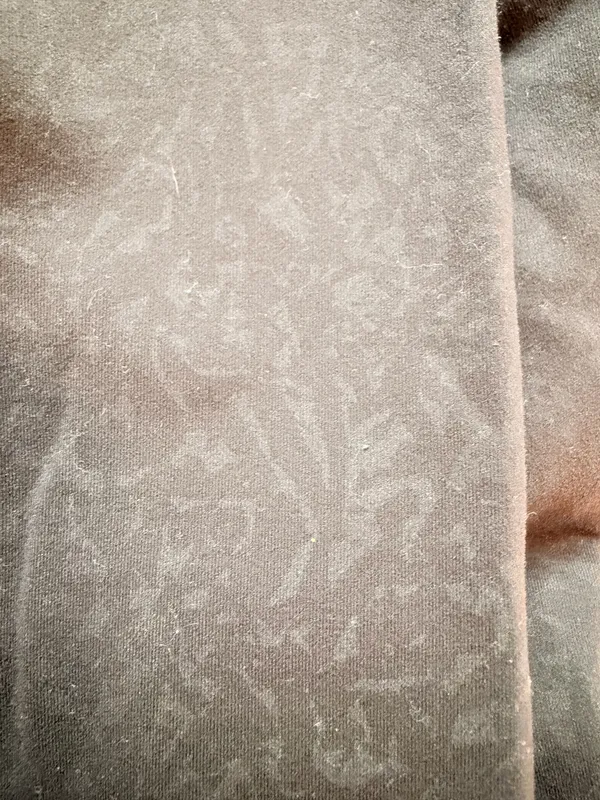 Black Patterned Lululemon Leggings Size 2 - Image 2