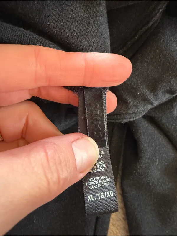 SKIMS Gray High Rise Cotton Blend Leggings XL 26” Inseam - Image 4