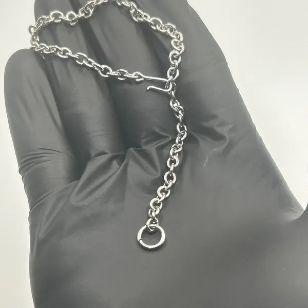 Silver Cable Chain Bracelet Adjustable 6 to 9 Inch Unisex Vintage Waterproof - Image 3