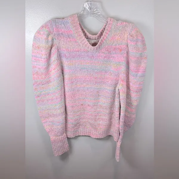 LoveShackFancy‎ Women's Aquarius Pullover Sweater Size Large - Image 2