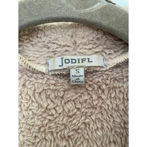 Jodifl‎ Plaid Sherpa Lined Longline Vest Cardigan Cozy Quiet Luxury Brown Camel - Image 6