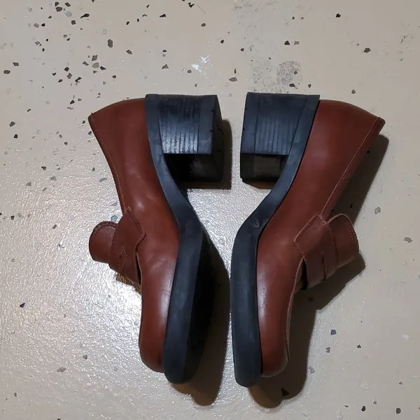 NINE WEST CROMWELL LEATHER SHOES SIZE 5 1/2M - Image 6