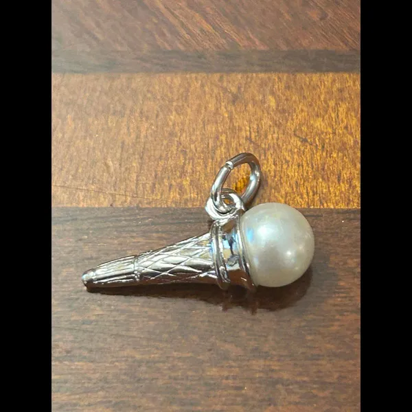Silver plated ice cream cone charm bracelet - Image 3
