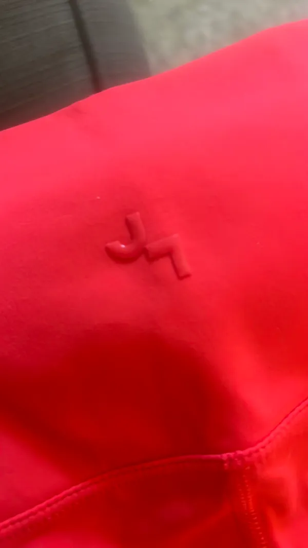 Joy Lab Cherry Red Split Flare Leggings - Image 3
