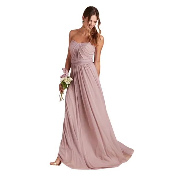 Birdy Grey Mauve Convertible Bridesmaid Dress NWT XS Multiway Gown - Image 4
