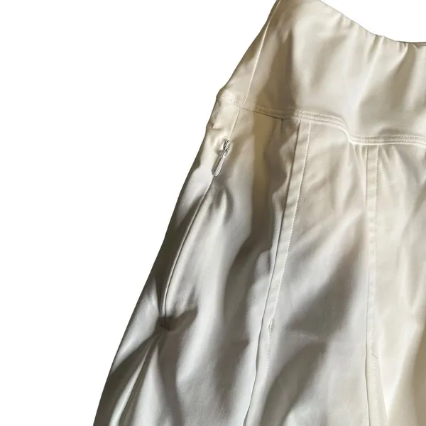 White Pleated Golf Skort Tenniscore Navy Stripe Country Club Athletic Skirt XS‎ - Image 5