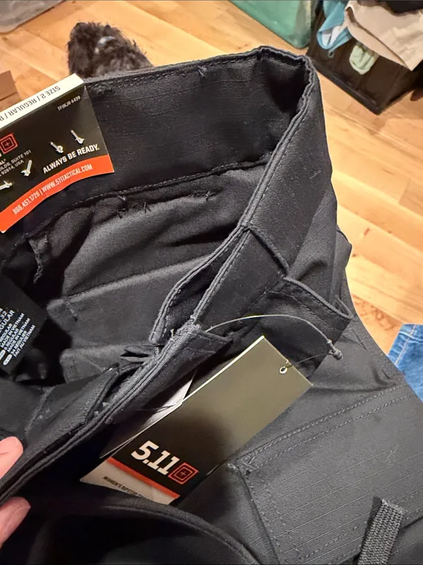 5.11 Tactical ripstop TDU Black‎ Cargo Pants 2 NWT - Image 8