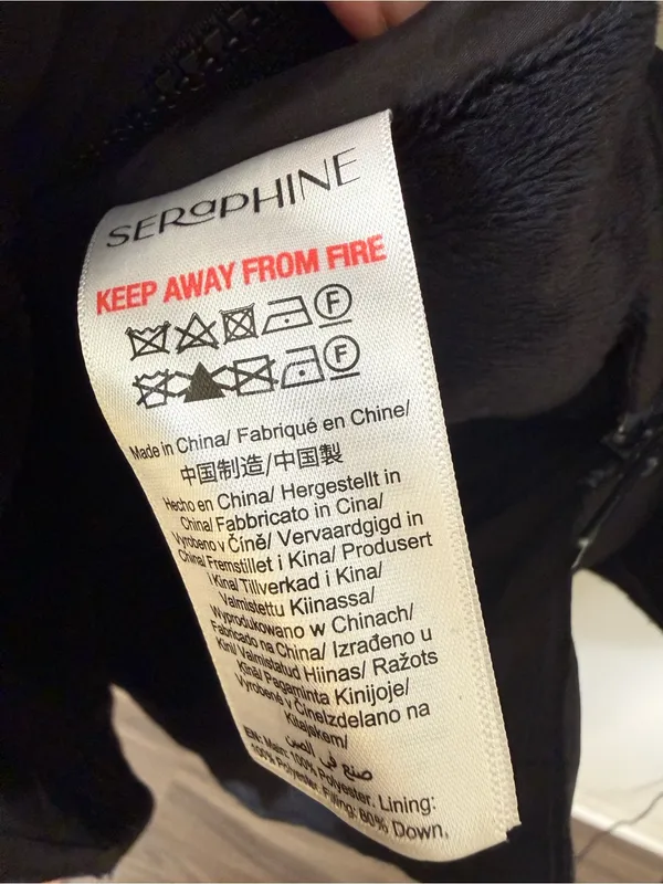 Seraphine Lily 3 in 1 Maternity Forever Coat Puffer Winter Black Size 14 - Image 9