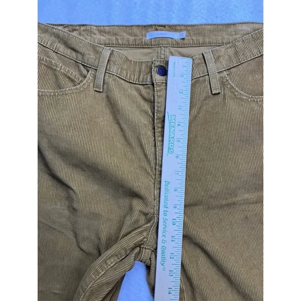 Levi's‎ '94 Baggy Corduroy Pants Womens 32 Tan High Rise Wide Leg A3510-0027 - Image 7