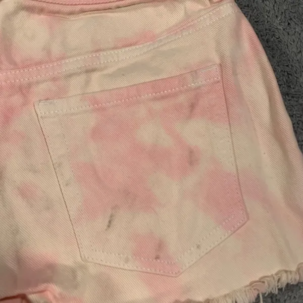PacSun high rise festival Pink Tie-Dye Jean Shorts - Image 9